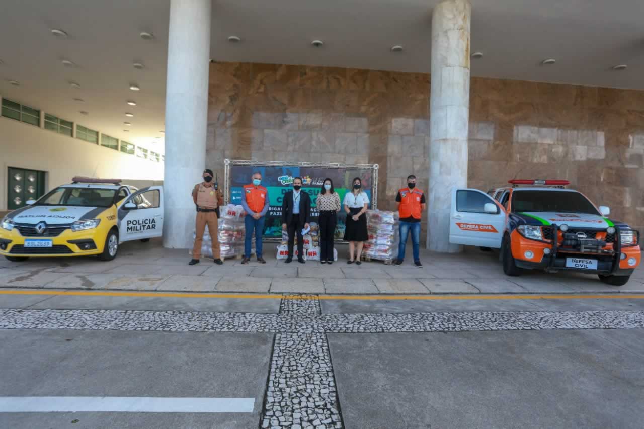 A edição 2021 da campanha Cesta Solidária Paraná, encerrada na terça-feira (06), conseguiu arrecadar mais de 200 toneladas de alimentos. Foto Gilson abreu/AEN