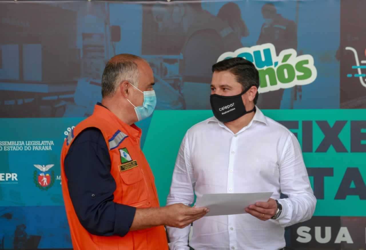 A edição 2021 da campanha Cesta Solidária Paraná, encerrada na terça-feira (06), conseguiu arrecadar mais de 200 toneladas de alimentos. Foto Gilson abreu/AEN