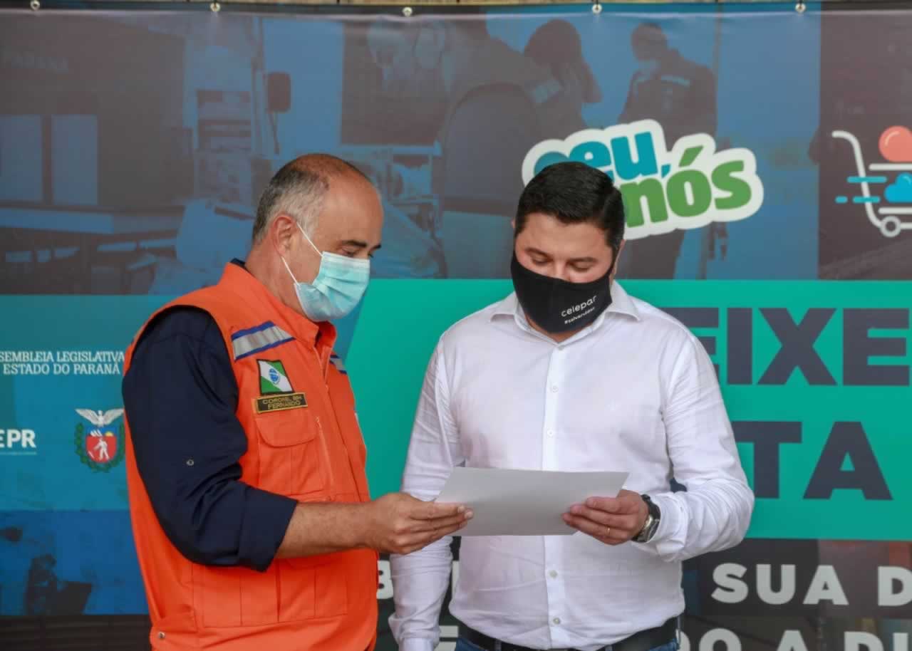 A edição 2021 da campanha Cesta Solidária Paraná, encerrada na terça-feira (06), conseguiu arrecadar mais de 200 toneladas de alimentos. Foto Gilson abreu/AEN