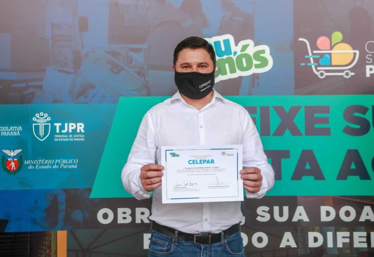 A edição 2021 da campanha Cesta Solidária Paraná, encerrada na terça-feira (06), conseguiu arrecadar mais de 200 toneladas de alimentos. Foto Gilson abreu/AEN