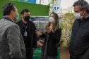 O Governador Carlos Massa Ratinho Junior participa nesta sexta-feira (28), da campanha Floresce Paraná, em comemoração ao Dia Nacional do Voluntariado. A ação é liderada pela primeira-dama do Estado e presidente do Conselho de Ação Solidária, Luciana Saito Massa. Acompanhados do secretário do Desenvolvimento Sustentável e do Turismo, Marcio Nunes. Curitiba, 28/08/2020. Foto: Geraldo Bubniak/AEN