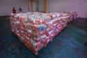 A edição 2021 da campanha Cesta Solidária Paraná, encerrada na terça-feira (06), conseguiu arrecadar mais de 200 toneladas de alimentos. Foto Gilson abreu/AEN