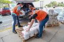 A edição 2021 da campanha Cesta Solidária Paraná, encerrada na terça-feira (06), conseguiu arrecadar mais de 200 toneladas de alimentos. Foto Gilson abreu/AEN