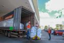 A edição 2021 da campanha Cesta Solidária Paraná, encerrada na terça-feira (06), conseguiu arrecadar mais de 200 toneladas de alimentos. Foto Gilson abreu/AEN