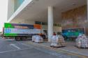 A edição 2021 da campanha Cesta Solidária Paraná, encerrada na terça-feira (06), conseguiu arrecadar mais de 200 toneladas de alimentos. Foto Gilson abreu/AEN