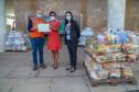 A edição 2021 da campanha Cesta Solidária Paraná, encerrada na terça-feira (06), conseguiu arrecadar mais de 200 toneladas de alimentos. Foto Gilson abreu/AEN