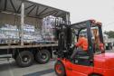 A edição 2021 da campanha Cesta Solidária Paraná, encerrada na terça-feira (06), conseguiu arrecadar mais de 200 toneladas de alimentos. Foto Gilson abreu/AEN