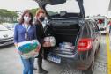 A edição 2021 da campanha Cesta Solidária Paraná, encerrada na terça-feira (06), conseguiu arrecadar mais de 200 toneladas de alimentos. Foto Gilson abreu/AEN