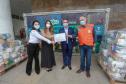 A edição 2021 da campanha Cesta Solidária Paraná, encerrada na terça-feira (06), conseguiu arrecadar mais de 200 toneladas de alimentos. Foto Gilson abreu/AEN