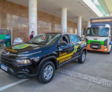 A edição 2021 da campanha Cesta Solidária Paraná, encerrada na terça-feira (06), conseguiu arrecadar mais de 200 toneladas de alimentos. Foto Gilson abreu/AEN