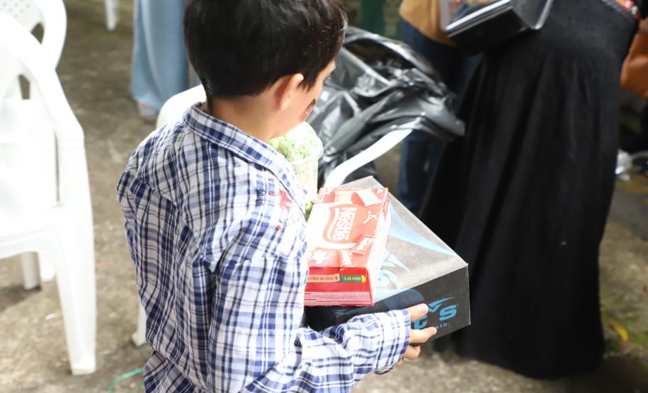 Campanha de Natal do Estado atende 5,3 mil crianças e idosos com ações de voluntariado. Foto: Ari Dias/AEN