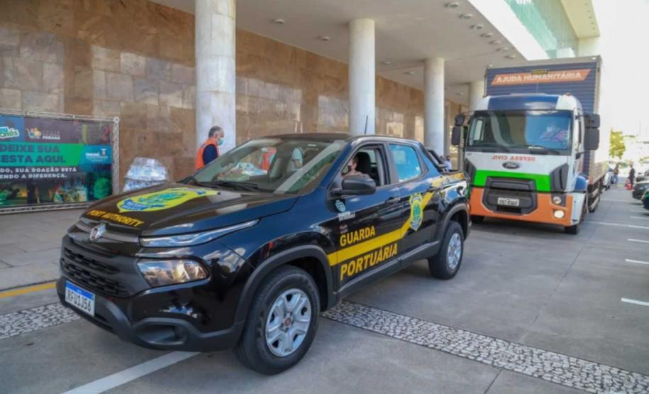 A edição 2021 da campanha Cesta Solidária Paraná, encerrada na terça-feira (06), conseguiu arrecadar mais de 200 toneladas de alimentos. Foto Gilson abreu/AEN