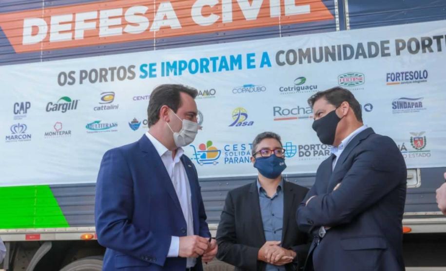 A edição 2021 da campanha Cesta Solidária Paraná, encerrada na terça-feira (06), conseguiu arrecadar mais de 200 toneladas de alimentos. Foto Gilson abreu/AEN