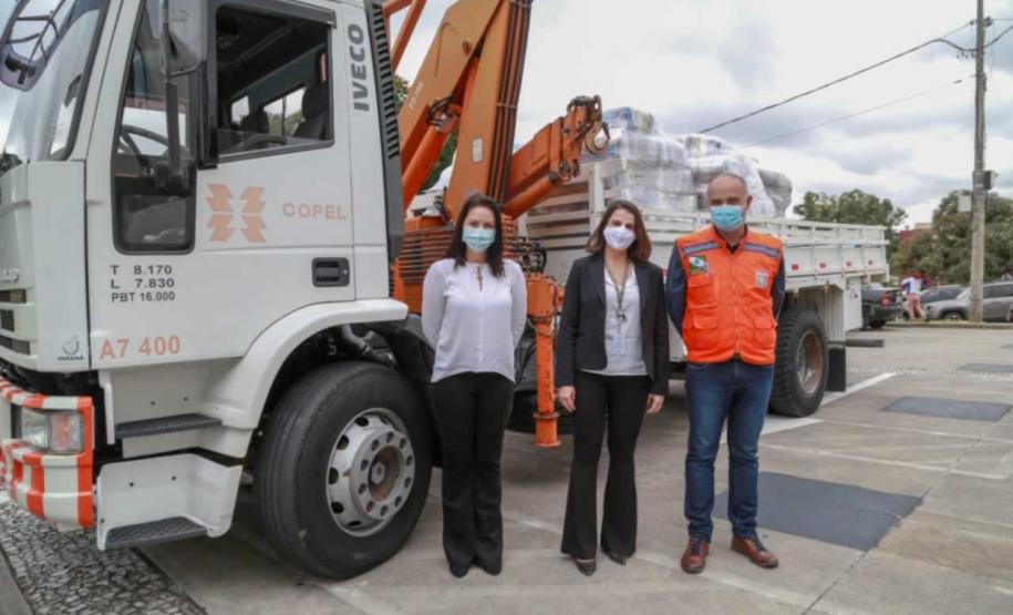 A edição 2021 da campanha Cesta Solidária Paraná, encerrada na terça-feira (06), conseguiu arrecadar mais de 200 toneladas de alimentos. Foto Gilson abreu/AEN