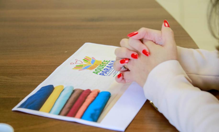 Ponto de arrecadação de cobertores e roupas. Foto: Valdelino Pontes